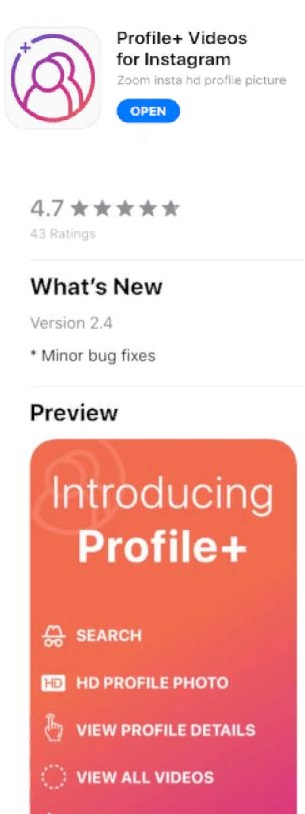Profile+ Videos for Instagram